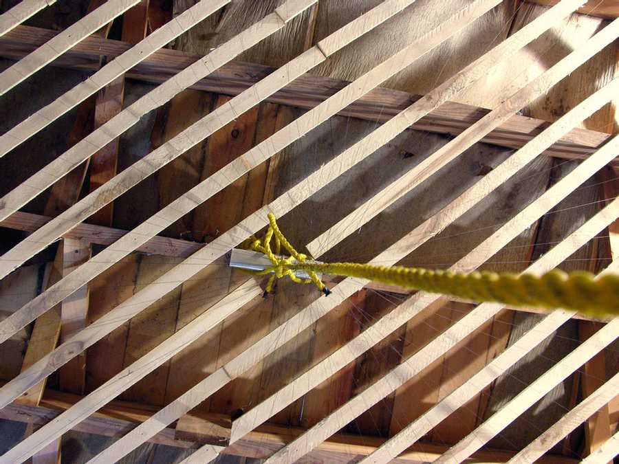 Detail of swing pivot.